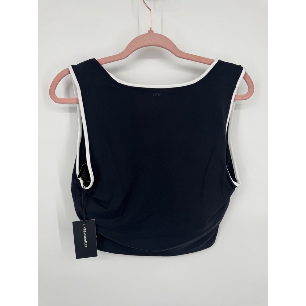 NWT YPB Studio Flex Portrait Tank Top‎ Women's XL Black Pullover Sports Summer - Picture 2 of 9